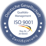 ISO9001 zertifiziert